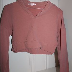 Crop top sweatshirt